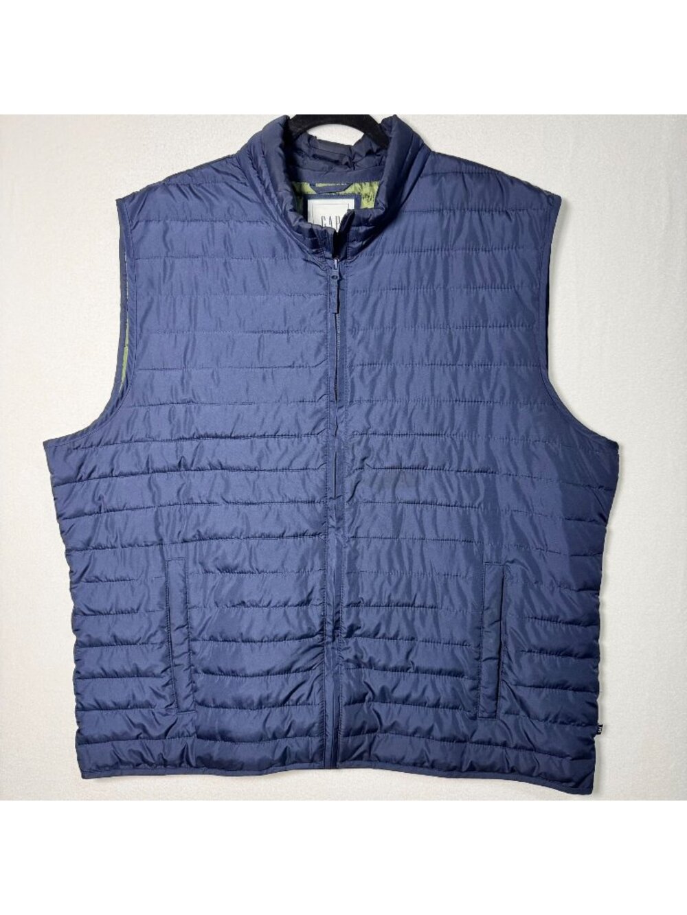 Gap Mens Navy ColdControl Puffer Vest XXL Water-Resistant Polyester Fill